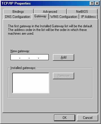 Figure B-5 Gateway tab c.
