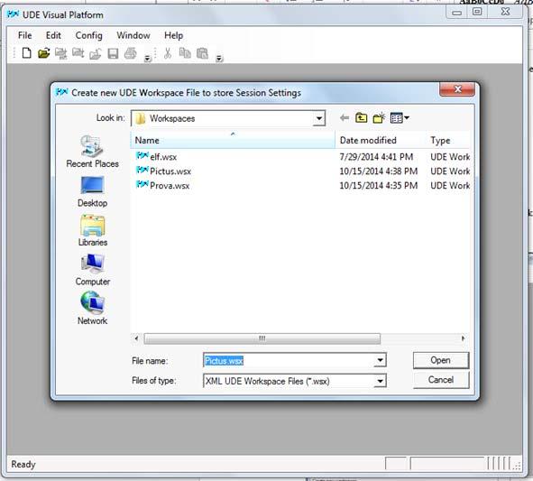 SPC560P-DISP: Load Firmware UM2165 Figure 19. UDE Visual Platform: Define File name 4.
