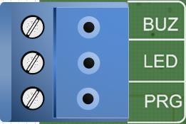 When a key is pressed, the A, B, C, & D terminals are pulled to 12V in a combination representing the key. It useful to note that the keys 1,2,4 & 8 pull A, B, C & D respectively.