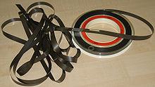 Magnetic Tape Put a whole load of magnets beside each other in a big long string to make a tape The tape can be read by