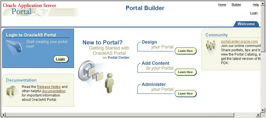 How to register Discoverer Portlet Provider with OracleAS Portal 2. Select the Login link and connect as a Portal administrator. 3. Display the Administer tab. 4.