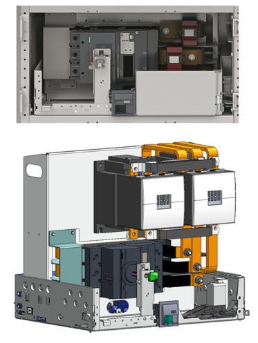 New Product Totally Integrated Power 3VA molded case circuit breakers in withdrawable design and SIRIUS motor starters S2 in SIVACON S8 All 3VA molded case circuit breakers can be consistently