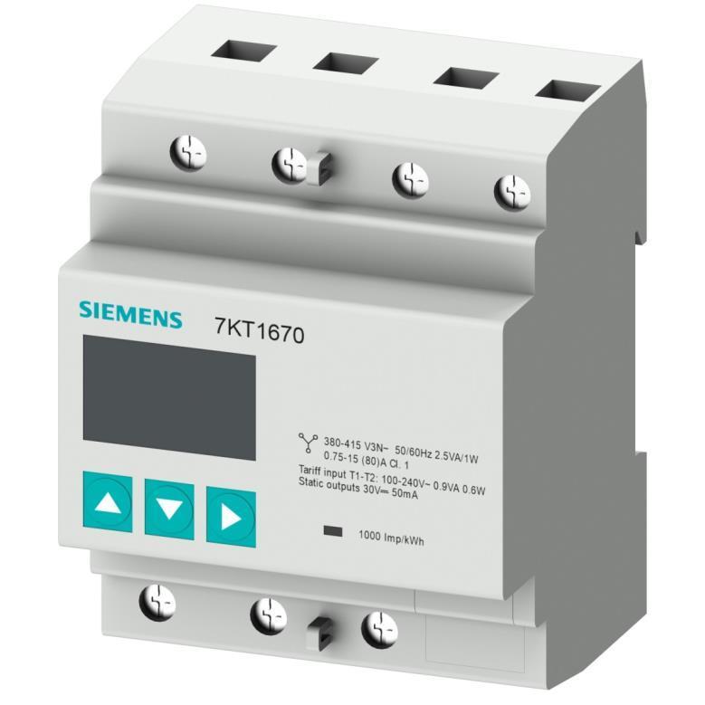 New Product Totally Integrated Power 7KT PAC1600 measuring device The compact and space-saving power meters and measuring devices from the 7KT PAC1600 series are used in power distribution boards.