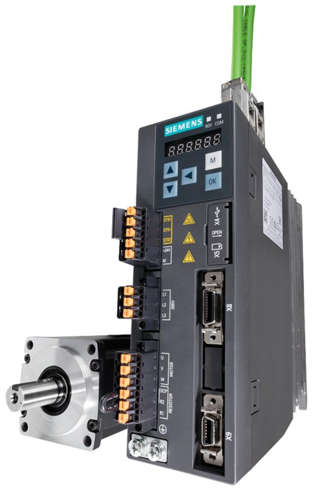 Drive Systems SINAMICS V90 SINAMICS V90 frame size A (200V) now available with PROFINET and more compact motor design The most compact frame size, frame size A, of the SINAMICS V90 converter is now