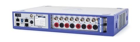 DEWETRON TRIONet Slots for TRION modules 1) 2 Quasi-static channel expansion CPAD via TRION-CAN or TRION-MULTI (no EPAD) LAN 2 x 10//0BASE-TX Gigabit Ethernet LAN configuration DHCP or Static IP USB