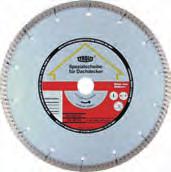 23mm ECF concrete for wall chasers Tyrolit Item Diamond saw blade C3R "roofer" Special disk for roofers. Cuts clay tiles, concrete roof tiles, fibre cement and all established construction materials.