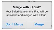 Step 4: If you have previously signed up to icloud on another device you may now