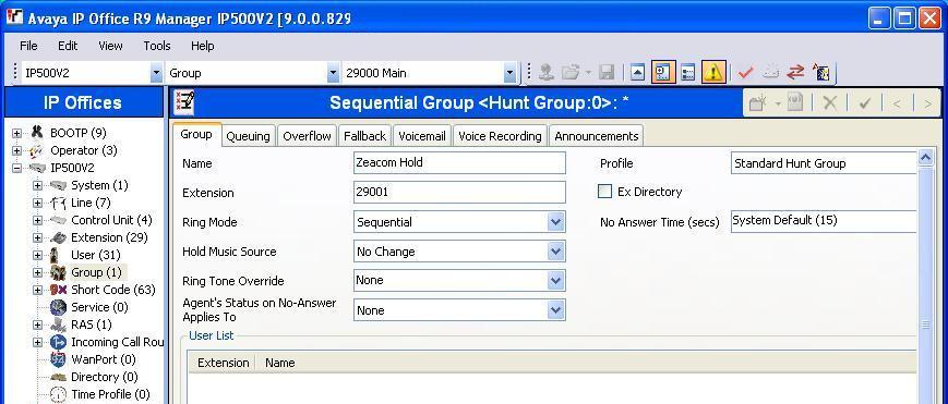 5.2. Administer Hunt Groups From the configuration tree in the left pane, right-click