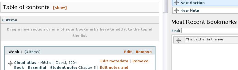 6. Click the refresh button in your browser window (or F5 on your keyboard). Your book will then appear in your list of bookmarks. 7.