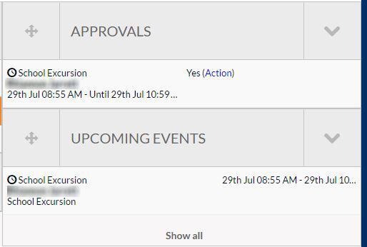 An example is shown below: Following on this from example, the details below will demonstrate what you will see on your Dashboard once you have selected Grant Permission.