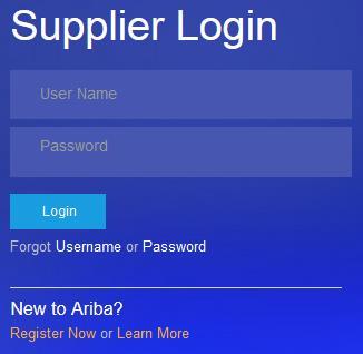 Supplier support post Go-Live Help Center Go to supplier.ariba.com If you forget your username or password click on the link Forgot Username or Forgot Password.