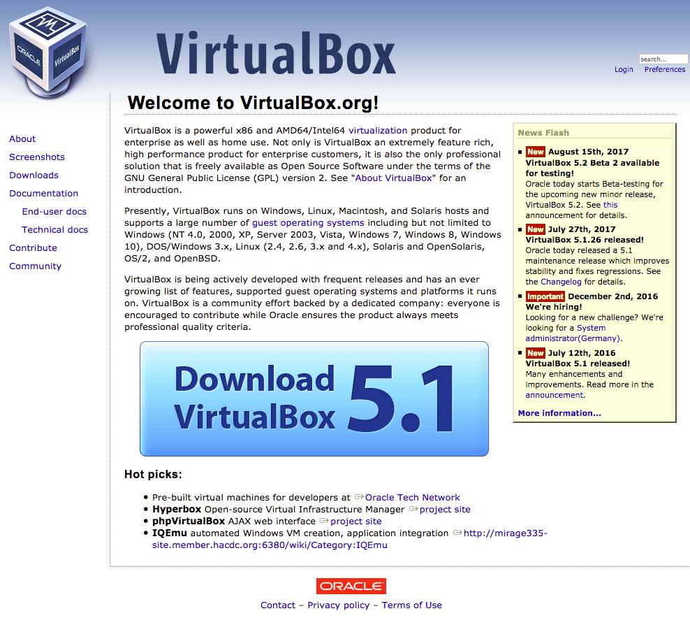 software tools and graphical look/feel. CentOS. The flavour we will be using is called Virtual Box The software you will be using to run/manage your VM, is called VirtualBox: https://www.virtualbox.