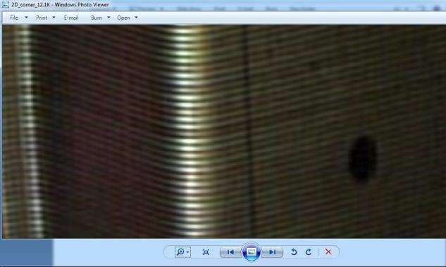 Artefacts appear when the structure light patterns are not clearly defined in the image, or are