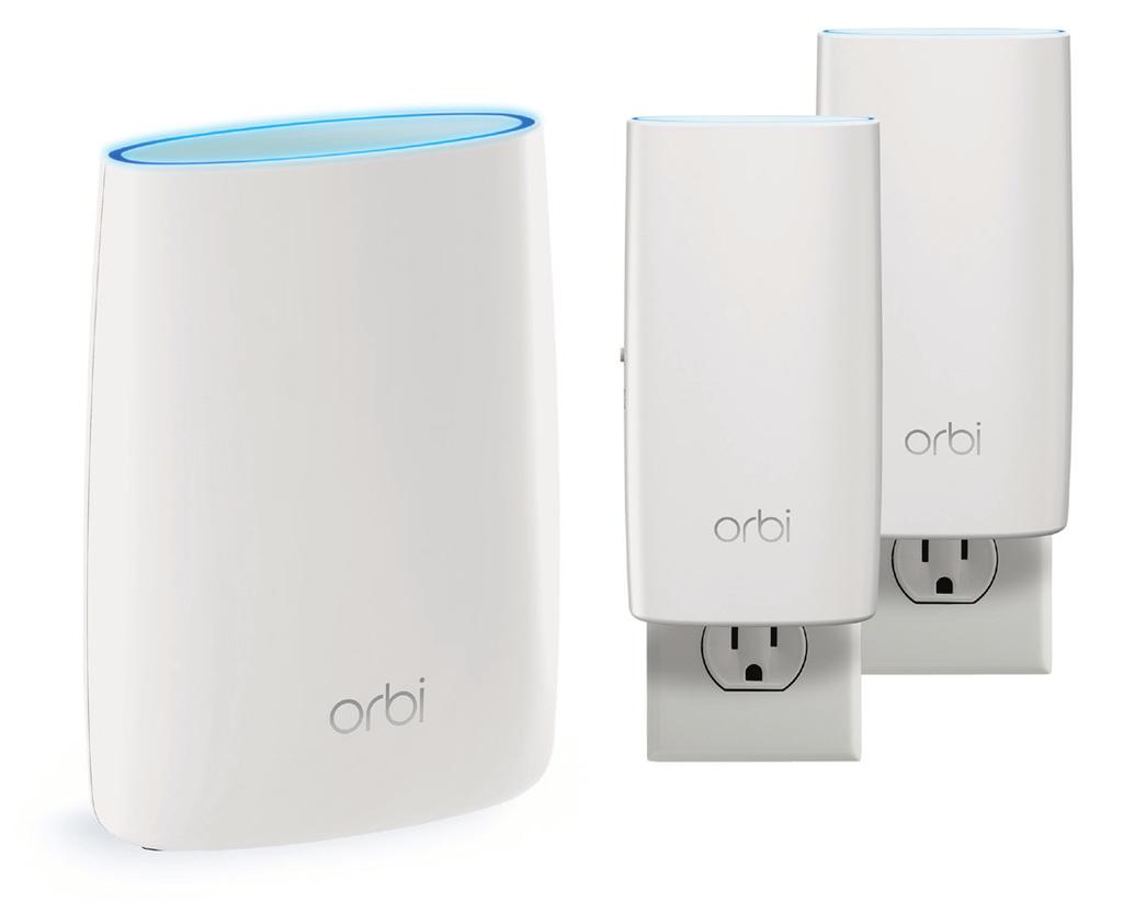 Overview This Orbi WiFi System comes with an Orbi WiFi Router and two Orbi Wall Plug Satellites that deliver unparalleled WiFi coverage.