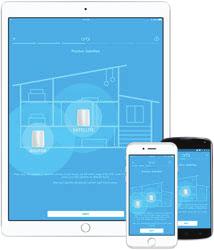 Simple setup from your smartphone or tablet. Use the Orbi app to set up and manage your network.