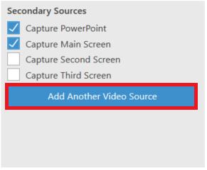 5.2. You can also add an additional video source here if you have more than one camera plugged into your computer (Fig. 15). Figure 15 5.3.