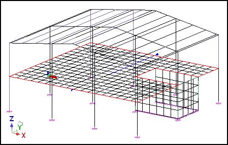 Viewing the floor inferior reinforcement along the X-axis Before starting: On the Filters and selection toolbar, click. Press <ALT + R>and rotate for a 3D view. 1. Select the floor.