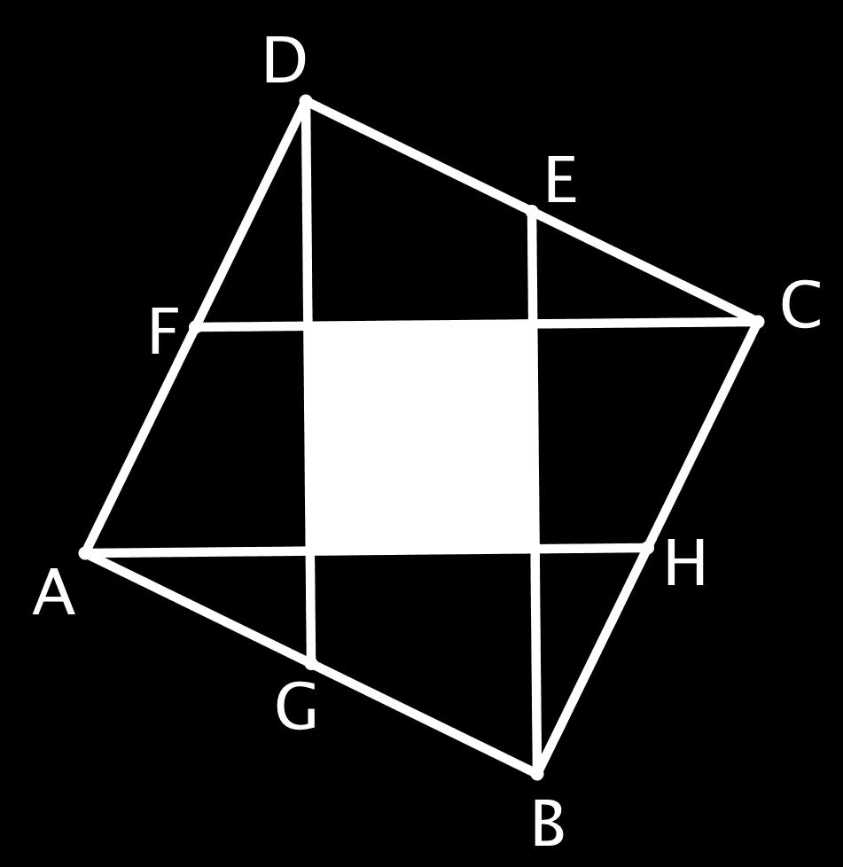 Shade congruent rectangles with the same color. Are you ready for more? In square, points,,, and are midpoints of their respective sides.