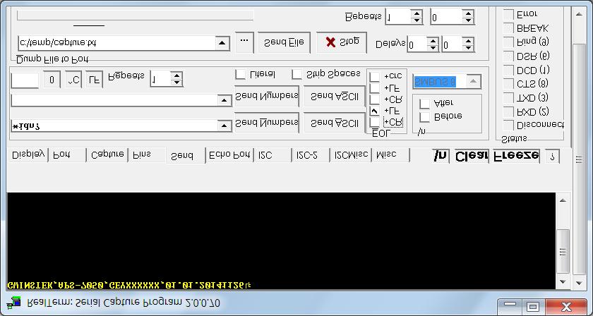 Enter the query: *idn? Click on Send ASCII. 8.