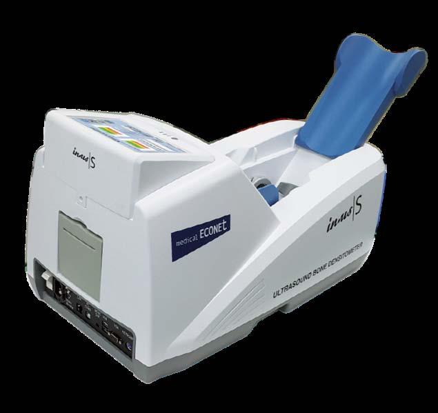BDM NOW WITH PEDIATRIC MODE Ultrasound Bone Densitometer inus S offers a fast and easy measurement of bone