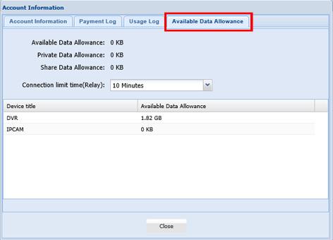 APPENDIX 6 EAZY NETWORKING A6.2.2 Checking Remaining Data Allowance Step1: Log into the cloud service.