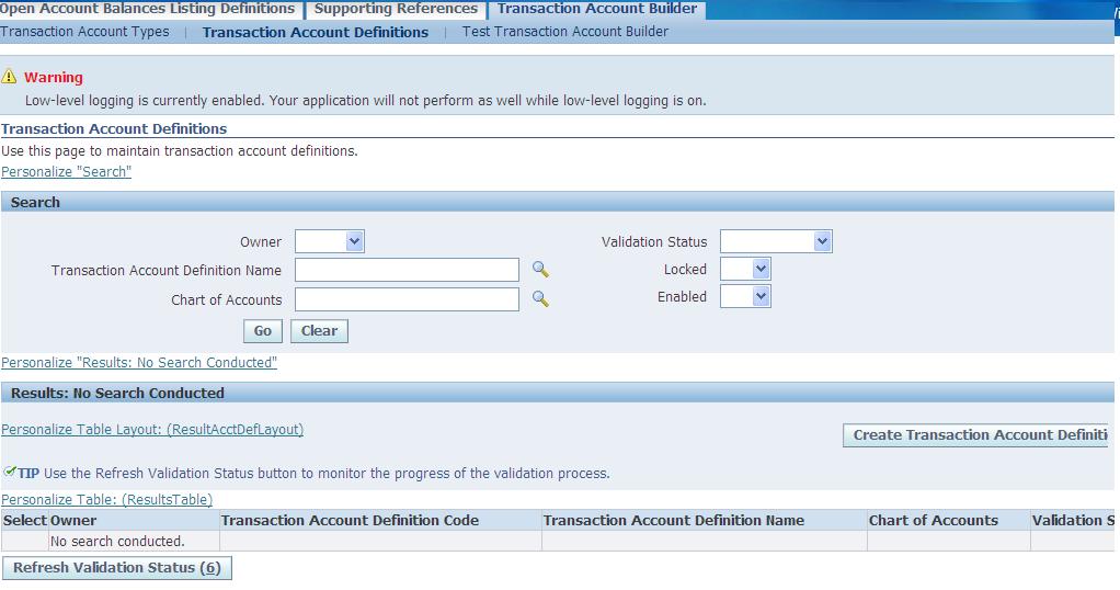 Step 3 : Define Transaction Account Definitions Define the Transaction Account Definitions to assign the Account Derivation rules to TAD Navigation path to Define Transaction Account Definition