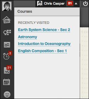 My Blackboard provides you with quick and easy access to critical and timely information regarding your college, courses, and fellow classmates.
