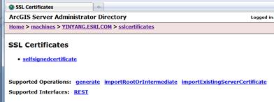 Using a CA-signed certificate Can see the automatically generated certificate.
