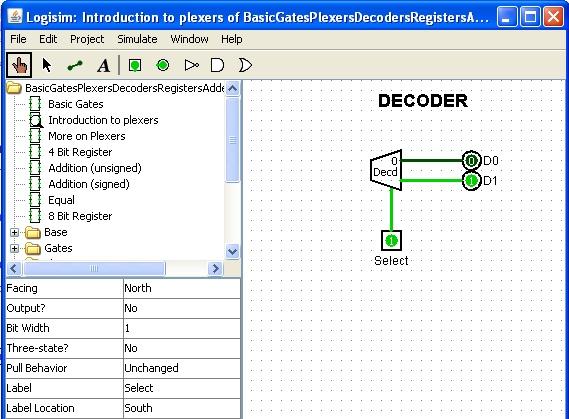 A Decoder No data input 1 Select bit S S = 0 Input