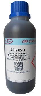 AD7032 1382 ppm buffer solution in 230 ml bottle AD70004P 4.01 buffer solution, 20 ml sachet in box of 25 pcs.