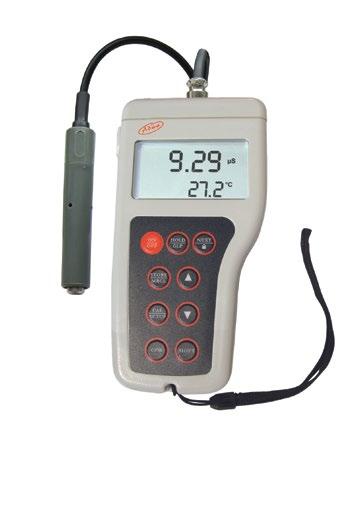 AD331 Professional Waterproof Conductivity-arature Portable Meter with GLP AD331 is a waterproof portable meter that reads Conductivity in 5 ranges and temperature.