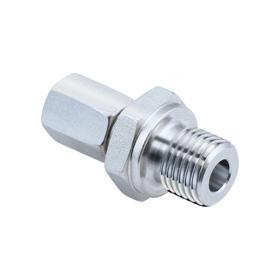 4571)) ZPW1-E71 Thread adapters for Process connection T445, T447 (Sealing cone M18x1.5, BCID: T44) Industrial interfacing G 1/4 A ISO 228-1, AISI 316Ti (1.4571) G 1/2 A ISO 228-1, AISI 316Ti (1.