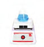 Mini Hotplates & Stirrers Ergonomic design Hotplates & Hotplate-Stirrers boil 300 ml of water in 18 minutes Ideal for educational labs Built in support rod holder The OHAUS Basic Mini Hotplates,