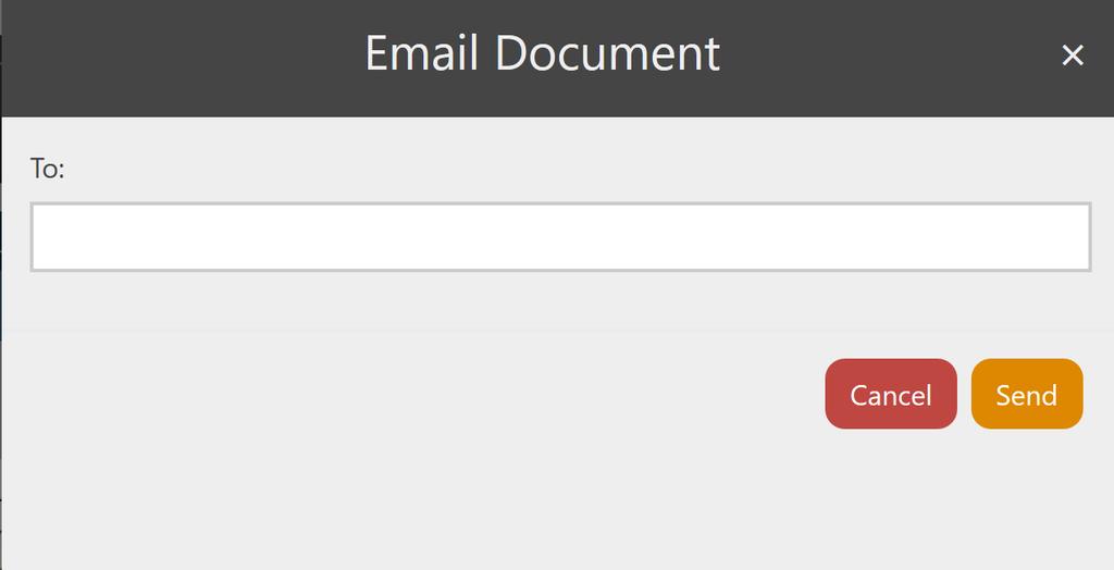 Enter the email address you would like the document sent to.