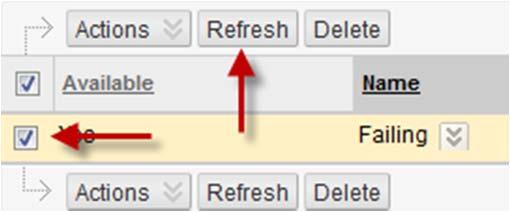 Changing default Early Warning message Click on the arrow next to the rule name and select Review Rule Status.