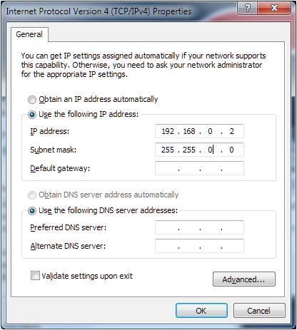 If using a network switch/router to connect the MultiPlayer and DASDEC the IP address will most likely need to be changed.