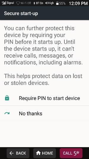 How to Set a Lock Screen Using a Pin 1 2 3 On the Home screen, Scroll and TAP Phone Settings Scroll and TAP