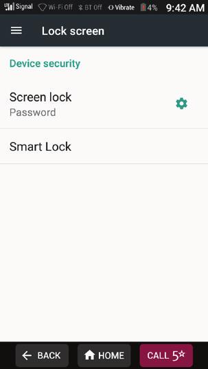 How to Set a Lock Screen Using a Password (con t.