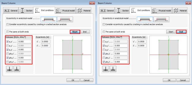 Figure III-17 shows release conditions originally set in Revit and the result of the export to FEM-Design. Revit FEM-Design Export Figure III-17 8.9.