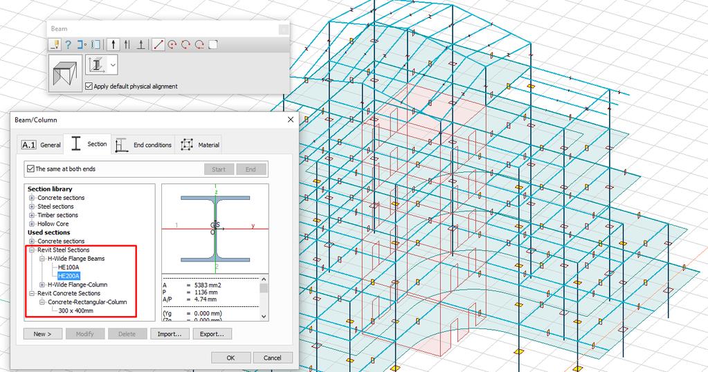 If you want your Revit object to have the original FEM-Design sections, use the regular mapping procedure.