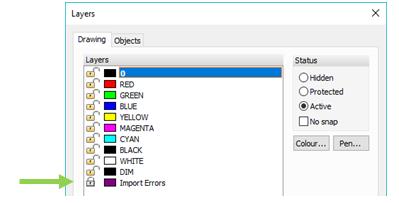 tool! However, if a shell region cannot be automatically fixed and imported, it is now visualized and placed on special layer called Import errors.