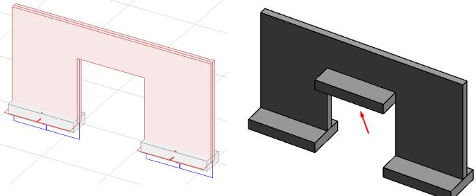 11.4. Profiled panels Profiled plate panels created in FEM-Design model can be saved to struxml as plate elements and imported to Revit as Floor: Structural.