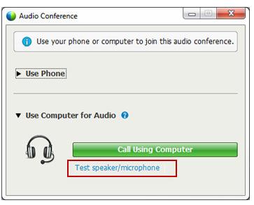 Audio Equipment Set Up and Use You may connect to the Synchronous Classroom audio using your communications headset and the VoIP capability of your computer.