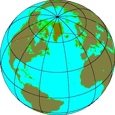 Geodesics A great circle is a circle on the surface of a sphere that has the same circumference as the sphere, dividing the