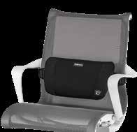 Technology HEAT AND SOOTHE Back Support Gel lumbar pack conforms to individual users for the ultimate flexible back support