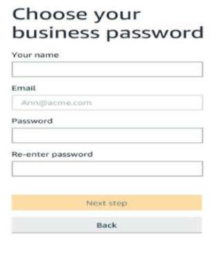 5. Confirm that you have made personal purchase on the account and click Next Step. 6. Re-enter the new personal email address and click Next Step. Then, set a business password for your @ucsd.