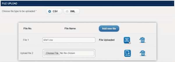 Step 5: In case there is more than one file to upload, click on Add new file button and