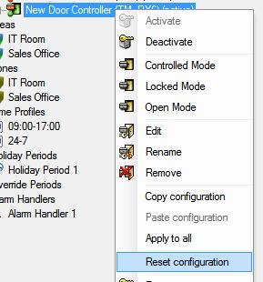 No transactions are appearing in the software: Ensure that the Access Controller Service is running in Control Panel>Administrative Tools>Services Ensure that the Door Controllers are set as Active