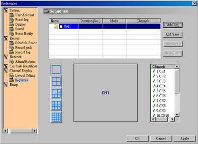 CHANNEL DISPLAY How to create a sequence group: Step 1: Press Add Seq to create a group folder (the default name is