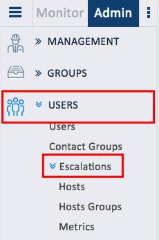 Chapter 11: Escalation 133 Chapter 11: Escalation Centerity Monitor provides powerful solution for host and Metric notifications. 1. Host escalations - escalate host events (up, unknown and down states.